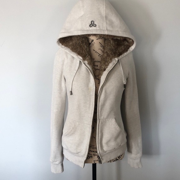 TNA Tops - TNA faux fur hoodie. Size women’s Med.